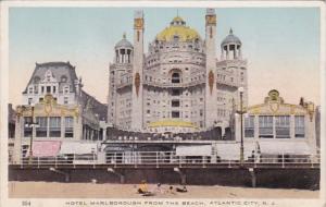 New Jersey Atlantic City Hotel Marlborough From The Beach