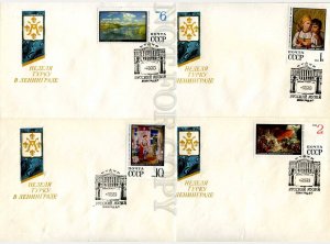 280190 USSR 1968 year set of Covers Week of the Finland Turku in Leningrad