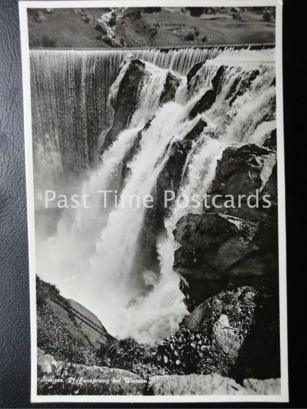 c1920's RPPC - Stausee Pfaffensprung bei Wassen