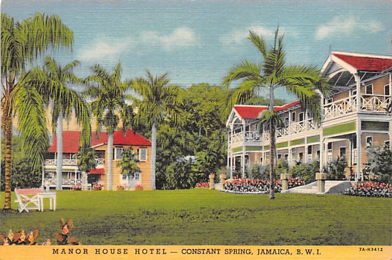 Manor House Hotel Constant Spring Jamaica Unused 