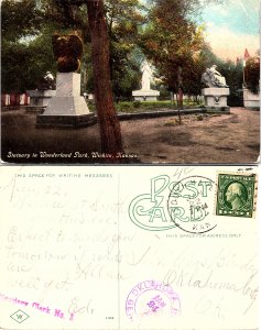 Statuary in Wonderland Park, Wichita, Kansas