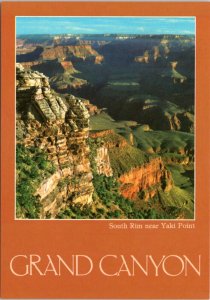 Postcard AZ - Grand Canyon - South Rim near Yaki Point