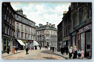 Stirlingshire Scotland Postcard Port Street Stirling c1910 Antique Unposted