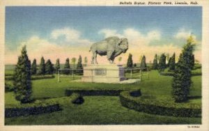 Buffalo Statue, Pioneer Park - Lincoln, Nebraska NE  