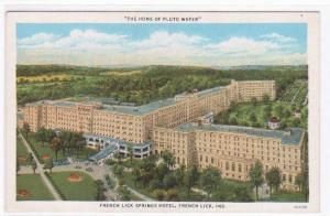French Lick Springs Hotel French Lick Indiana 1940s postcard