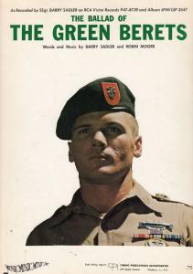 Sergeant Barry Sadler The Ballad Of The Green Berets Military XL Sheet Music