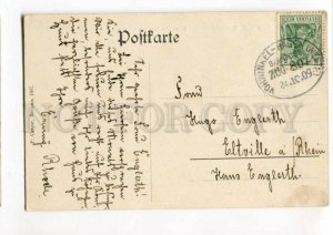 289546 GERMANY Blankenstein 1909 RPPC railway postmark TRAIN Vohwinkel-Hagensweg