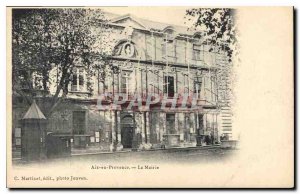 Old Postcard Aix en Provence City Hall