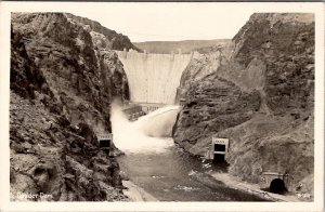 RPPC NV Boulder Dam Nevada Postcard F27