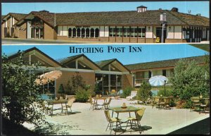 Wyoming CHEYENNE Hitching Post Inn Motor Hotel and Restaurant - posted - Chrome