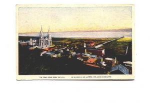 Town View from Hill, Ste Anne de Beaupre Quebec