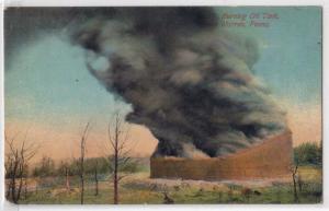 Burning Oil Tank, Warren PA