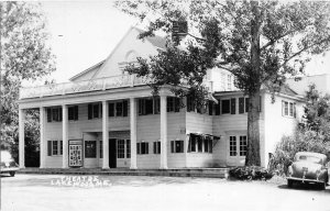 J17/ Lakewood Maine RPPC Postcard c1950s Theatre Building 231