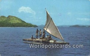 Fijian Outrigger Fiji, Fijian 1975 Missing Stamp 