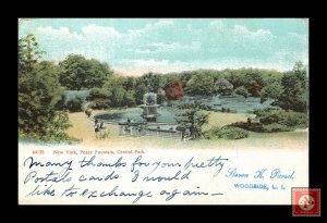 Peace Fountain, Central Park, New York City  