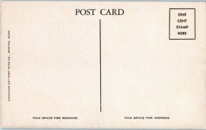 West Boston Bridge Charles River Basin Boston Massachusetts Postcard