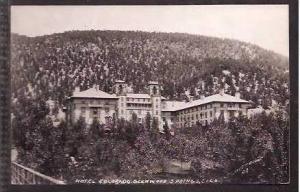 Co Glenwood Springs Hotel Colorado Real Photo