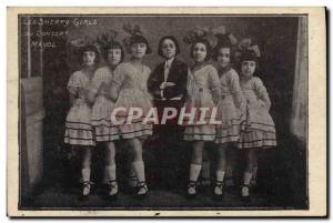 Old Postcard The Sherry Girls concert Mayol