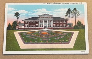 VINTAGE UNUSED .01  POSTCARD - MASONIC & EASTERN STAR HOME, GREENSBORO, N.C.