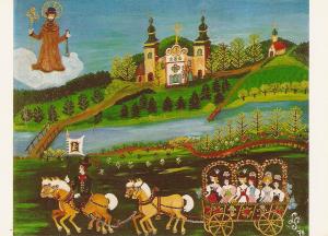 Procession in honor of St. Leonhar patron of Horses Modern PC