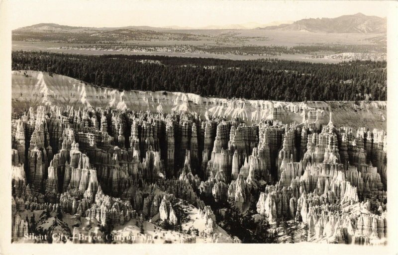 Silent City Bryce Canyon Utah c.1930's RPPC 2R3-603