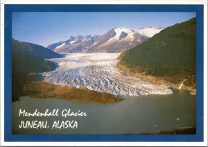 Postcard Alaska - Juneau - Mendenhall Glacier