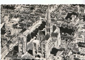 Sussex Postcard - Aerial View of Chichester Cathedral      AB2238