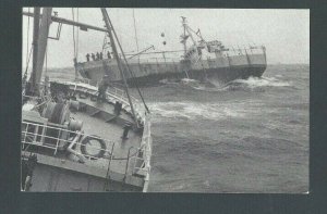 Real Photo Post Card Tristan Da Cunha Tristania II Towing M V Melodie In 1979