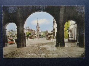 Buckinghamshire ALYLESBURY Market Square c1940s Postcard by Valentine