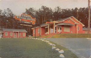 Tallahassee Florida Gandy Motor Lodge Street View Vintage Postcard K95436