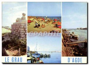 Modern Postcard Le Grau d'Agde Remembrance