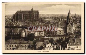 Old Postcard Metz Panorama