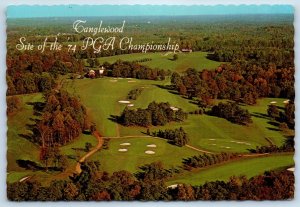 1960 Winston-Salem North Carolina Postcard Tanglewood Park Site PGA Championship