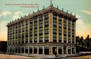 Indiana Crawfordsville Home Of Supreme Tribe Of Ben Hur 1926