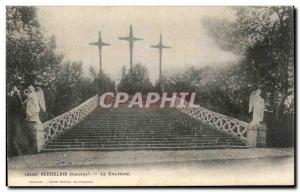 Old Postcard Verdelais Bell Calvary