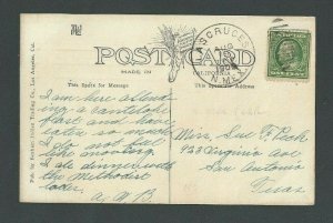 1906 Las Cruces NM Territorial Cancel On Picture Post Card