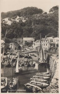 Devon Postcard - Clovelly Harbour   RS24636