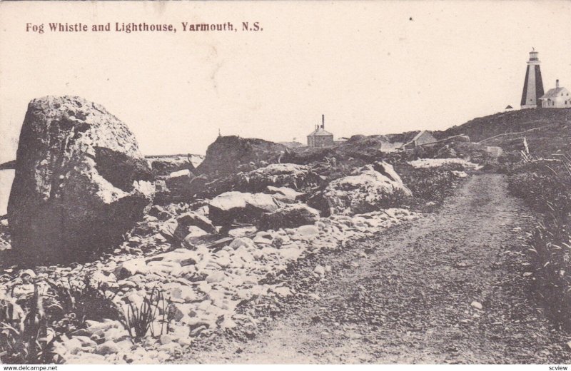 Fog Whistle and Lighthouse, Yarmouth, Nova Scotia, Canada, 00-10s