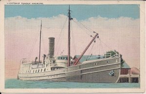 USS Anemone, Light Ship, Lightship, USCGC, Coast Guard Lighthouse Tender c. 1925