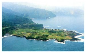 Aerial View of Keanae Peninsula Maui Coastline Hawaii Postcard