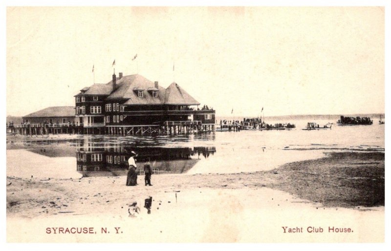 New York   Syracuse Yacht Club House