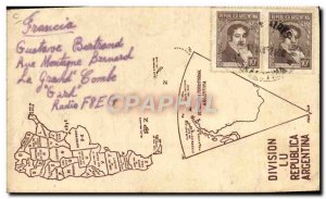 Postcard Old Telegraphie Argentina LU6AF Antonio Figueras Valdenegro Buenos A...
