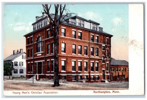 c1905 Young Men's Christian Association Northampton Massachusetts MA Postcard 