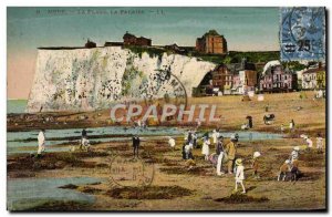 Old Postcard Sea The Beach The Cliff