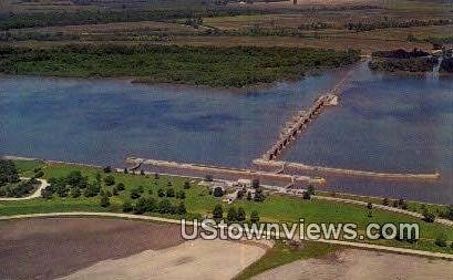 US Corps of Engineers Lock & Dam - Quincy, Illinois IL  