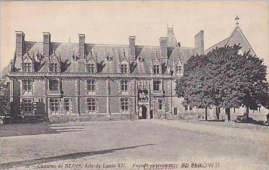 France Blois Chateau Aile de Louis XII Facade exterieure