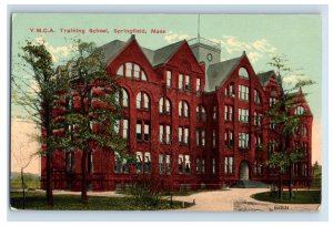 1907-10 Y.M.C.A Training School, Springfield, Mass. Postcard F126E