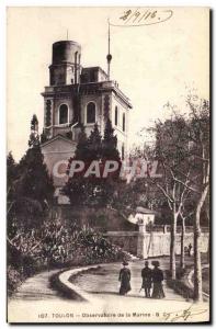 Postcard Old Lighthouse Toulon Observatory Marine