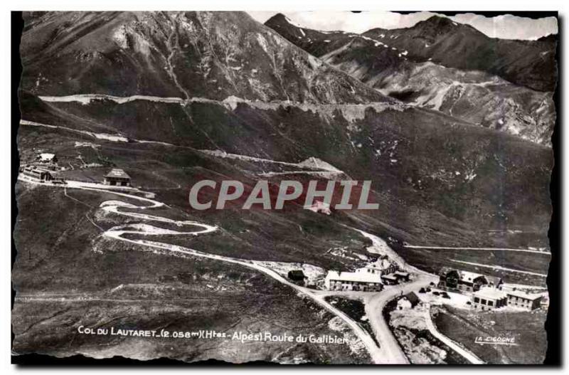 Old Postcard Col Du Galibier Lautaret Route