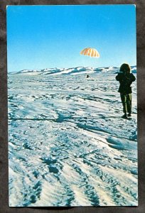 dc1390 - GREENLAND 1960s Thule Air Base. Parachuting